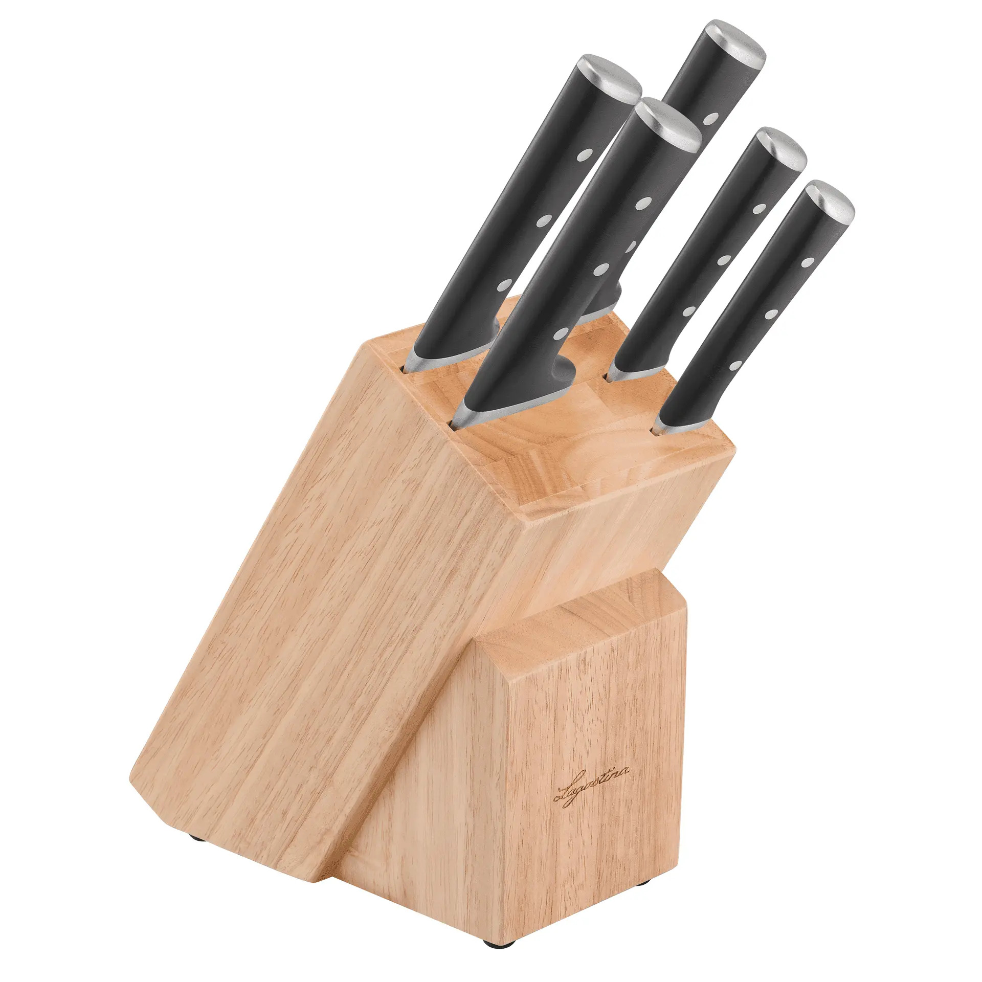 Set coltelli da cucina Lagostina con blocco in legno