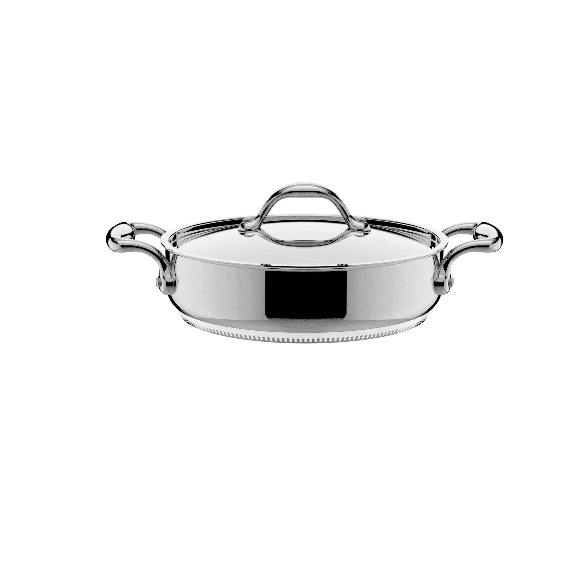 Casseruola bassa Lagostina in acciaio inox con coperchio