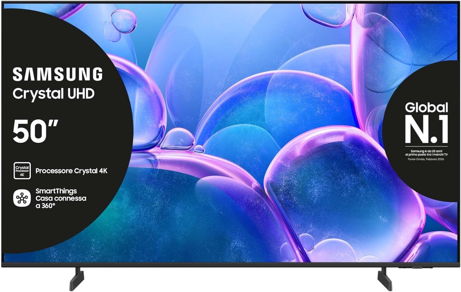 Samsung Crystal UHD 50 pollici